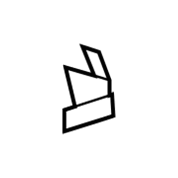 Mopar 55397097AA Loop-Door Check Strap Body Half
