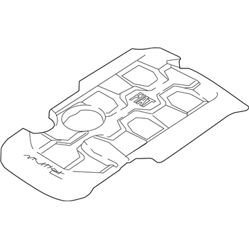 5281289AB Mopar Shield-Engine Illustration 1 of 1
