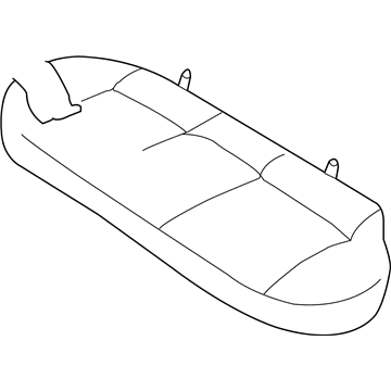 Mopar MR966793YB Cover-Rear Seat Cushion