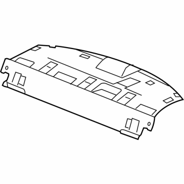 Mopar 1LM50DX9AP Panel-Rear Shelf