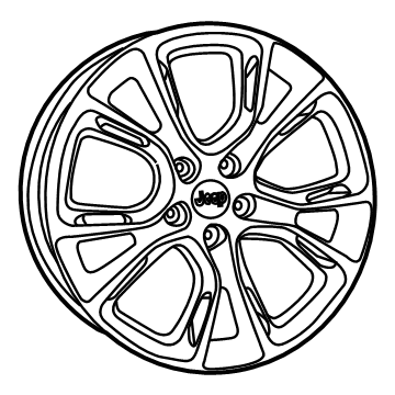 2017 Jeep Grand Cherokee Spare Wheel - 1WB01VXWAB