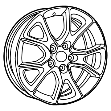 2016 Jeep Grand Cherokee Spare Wheel - 1VH41DD5AD