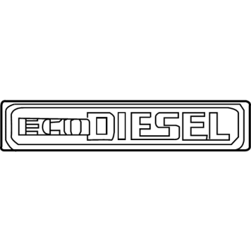 Mopar 68359486AA Nameplate