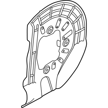 Mopar 68638459AA SHIELD-BRAKE