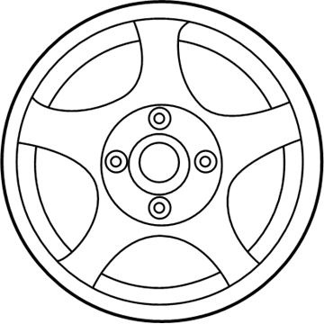 Mopar MR777803 Wheel-Disc MR777803 Mopar Wheel-Disc Illustration 1 of 1