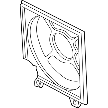 Mopar 9773525000 SHROUD-SHROUD