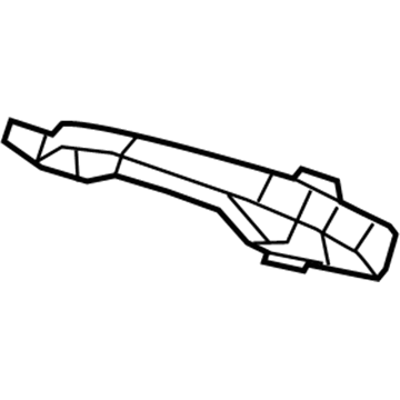 2015 Jeep Grand Cherokee Door Handle - 1SP27KFSAC