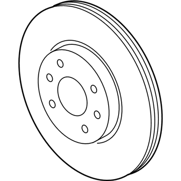 4779953AB Mopar Brake Rotor Illustration 1 of 1