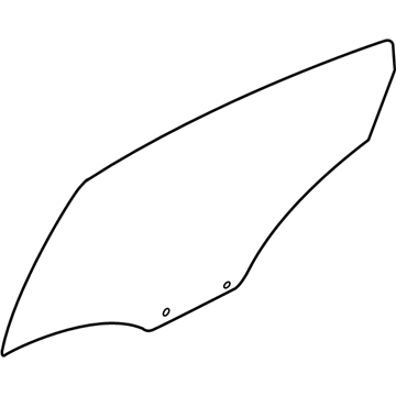 Mopar 834111R010 Rear Door Win-Rear Door Window LH