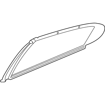 2000 Chrysler LHS Door Moldings - 4805528AC