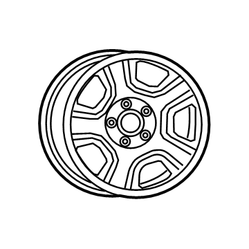 2023 Ram 1500 Spare Wheel - 5YD43S4AAD