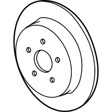 2003 Chrysler PT Cruiser Brake Disc - 4509553AC