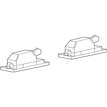 68201960AA Mopar Lamp-License Plate Illustration 1 of 1