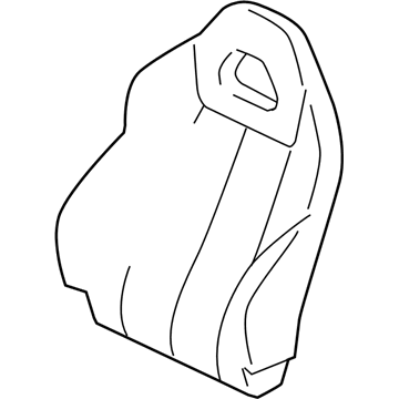 Mopar 6901A943HA Cover-Front Seat Back