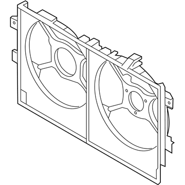 Mopar 1355A225 SHROUD-Cooling Fan