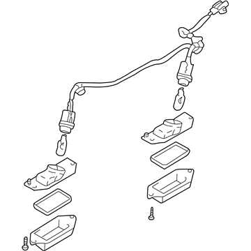 MR485699 Mopar Lamp Pkg-License Plate Illustration 1 of 1