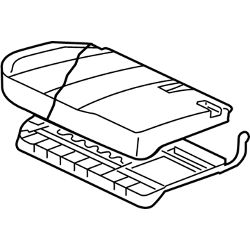 Mopar MR966156YB Seat Cush-Rear Seat
