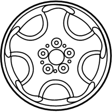 2002 Dodge Intrepid Spare Wheel - 4782289AB