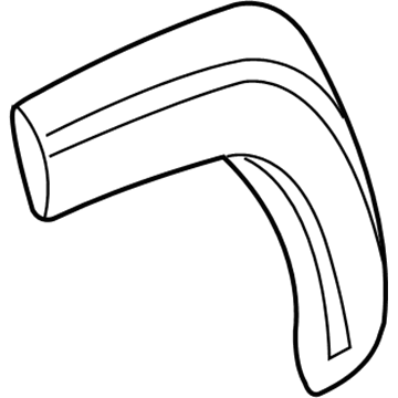 Mopar 5JH68TZZAE APPLIQUE-Rear Wheel Opening