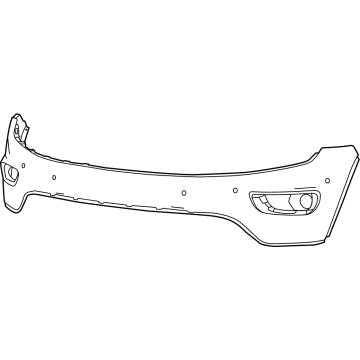 Mopar 68214228AA Front Upper Bumper Cover