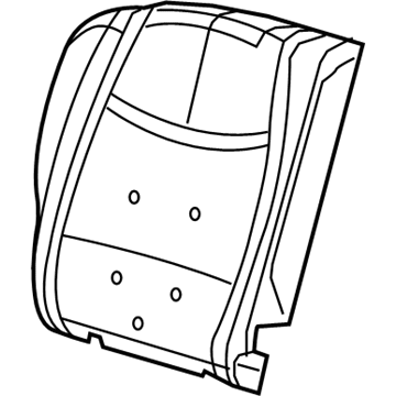 Mopar 1YT10JXWAA Cover-Rear Seat Back