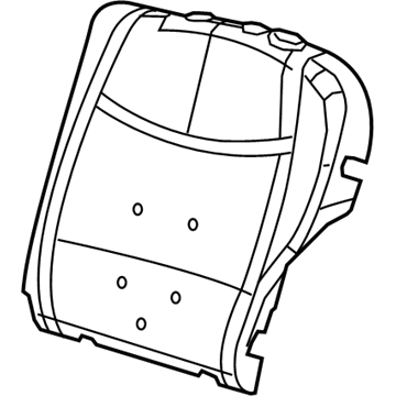 Mopar 1YT23JXWAB Cover-Rear Seat Back