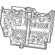 Mopar 68281195AH Frame - Rear Seat Back 60%