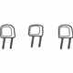 Mopar 5YS22LXHAA HEADREST-Rear