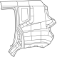 Mopar 68263222AA Panel-Body Side Aperture Outer
