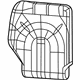 Mopar 6ED08PL5AB Cover-Rear Seat Back