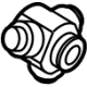 Mopar 68263106AA Joint-Tripod