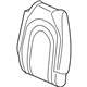 Mopar 6EC78LV5AA Rear Stow Seat Back Cover