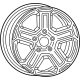 Mopar 5VH23GSAAA Silver Aluminum Wheel