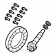 Mopar 68538462AA Gear Kit-Ring And PINION