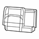 Mopar 6YS10STTAA Rear Seat Back