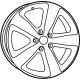 Mopar 5XL06DX8AA Aluminum Wheel