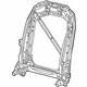 Mopar 68404578AA Frame-Front Seat Back