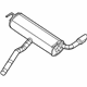 Mopar 68109909AI Exhaust Muffler And Tailpipe