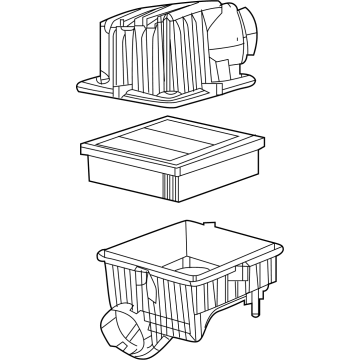 Jeep Compass Air Filter Box - 68350283AB