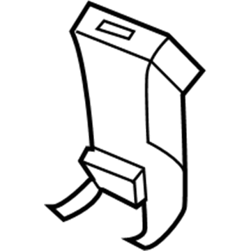 68003044AA Mopar Floor Console Duct Illustration 1 of 1