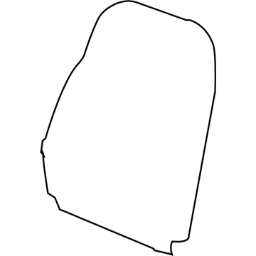 5139240AA Mopar Front Seat Back Frame Illustration 1 of 1