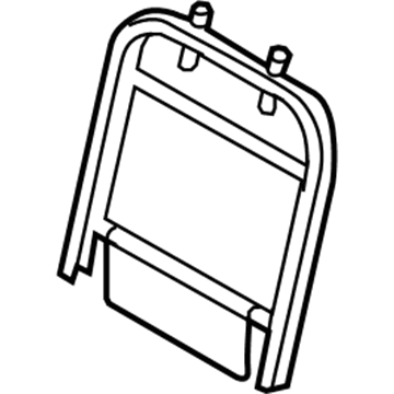 68101321AA Mopar Rear Seat Back Frame Illustration 1 of 1