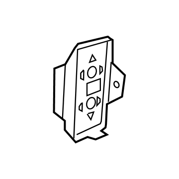 5178422AA Mopar Door Striker Retainer Illustration 1 of 1