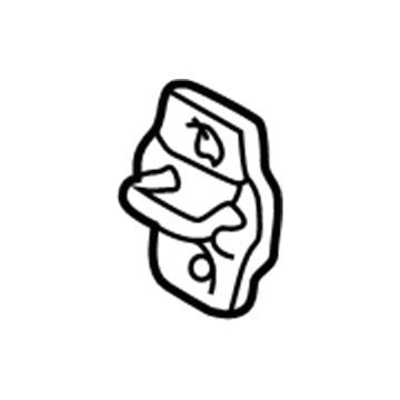 2008 Dodge Durango Rear Door Striker - 4780607AB