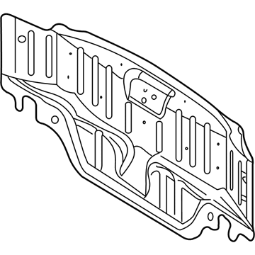 5019528AE Mopar Deck Opening Lower Panel Illustration 1 of 1