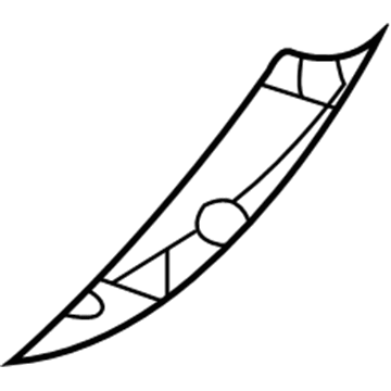 55135712AD Mopar Heat Shield Illustration 1 of 1