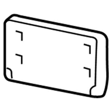 Dodge Durango License Plate - 5113718AC