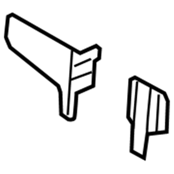 1TM59DX9AA Mopar Riser Shield Illustration 1 of 1