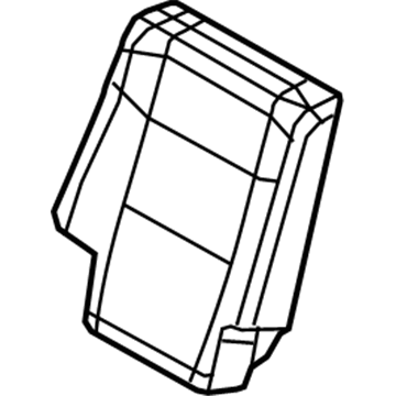 5PK44DX9AB Mopar Rear Seat Back Cover Illustration 1 of 1