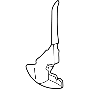 4805246AC Mopar Radiator Shield Illustration 1 of 1